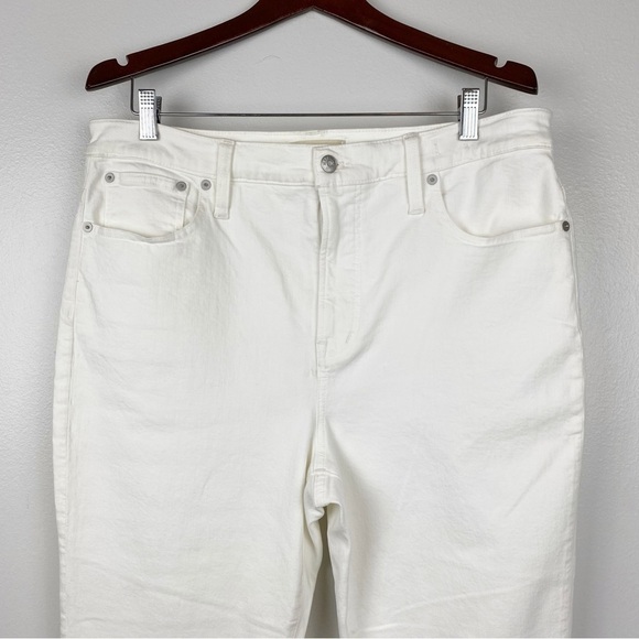 Madewell Perfect Vintage High Rise Tapered Leg Jeans Tile White Size 32 NWT - Picture 5 of 9